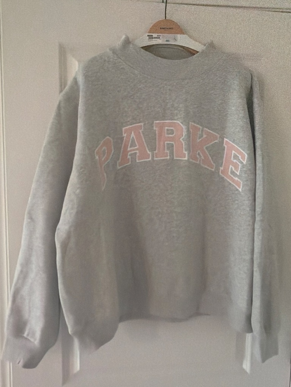 Parker Women’s XXL Gray Pullover Sweatshirt Pink